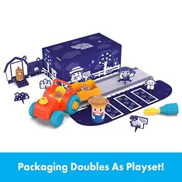 Educational Insights Design & Drill Bolt Buddies Tractor Take Apart Toy with Screwdriver Tool, Preschool STEM Toy, Gift For Boys & Girls, Ages 3+