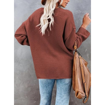 SHEWIN Women's Stylish V Neck Sweater for Every Occasion