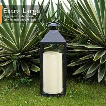 Homemory Waterproof Candle with Auto Timer for Outdoors