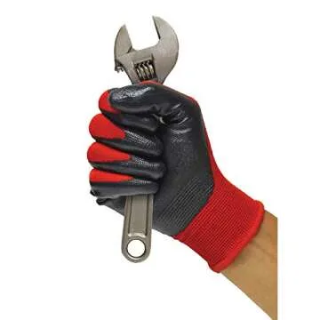 GREASE MONKEY Nitrile Work Gloves – 15 Pair Pack
