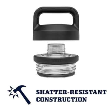 YETI Rambler 26 oz Bottle, Vacuum Insulated, Stainless Steel with Chug Cap, Seafoam