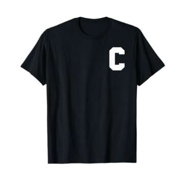 Sports Team Captain Letter C T-Shirt