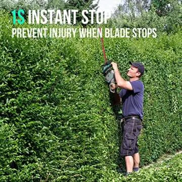 Litheli 22″ Cordless Hedge Trimmer with 40V Battery