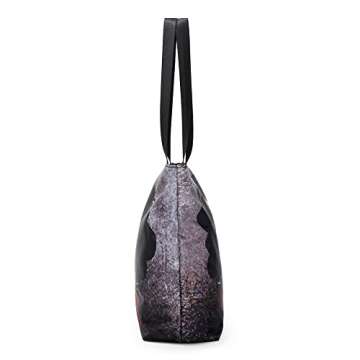 AZPSRT Afro Melanin African American Tote Bag Big Capacity Tassel Handbag for Women Tote Shoulder Ba...
