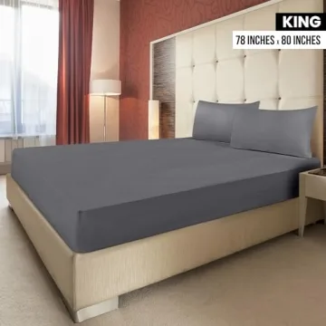 Utopia Bedding King Fitted Sheet - Soft Microfiber Luxury