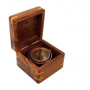 Personalized Engraved Compass for Unique Gifts