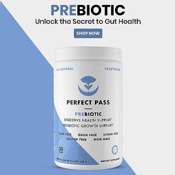 PERFECT PASS Prebiotic PHGG - Natural Gut Health Support