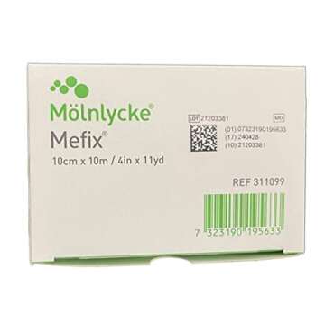 Mefix Dressing Retention Tape 10cm x 10m by Molnlycke Healthcare