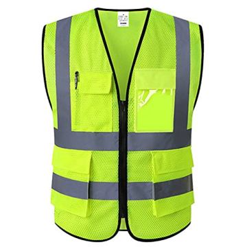 XIAKE Reflective Safety Vest for Men & Women - High Visibility Support with Pockets