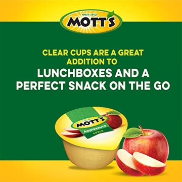 Mott's Applesauce Cups - Healthy Snack Pack of 18