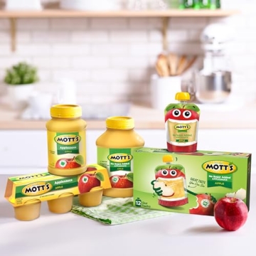 Mott's Applesauce Cups - Healthy Snack Pack of 18