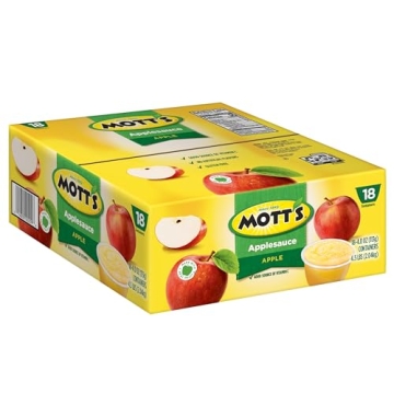 Mott's Applesauce Cups - Healthy Snack Pack of 18