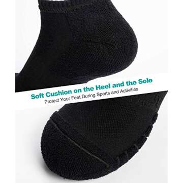 Anqier Athletic Low Cut Socks - Perfect Comfort & Fit