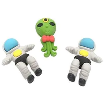 OHill 28 Outer Space Pencil Erasers for Kids Fun