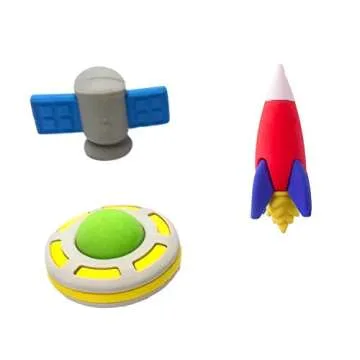OHill 28 Outer Space Pencil Erasers for Kids Fun