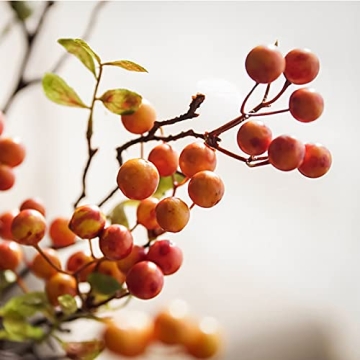 RSTYS 27.5" Artificial Pip Berry Stems for Vibrant Decor