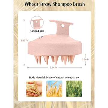 HEETA Scalp Brush Massager for Enhanced Hair Care