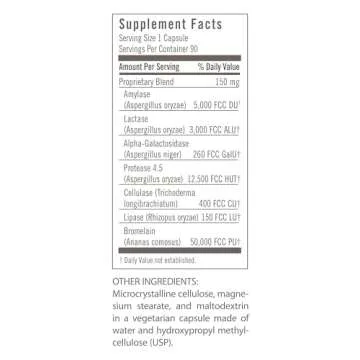 Udo's Choice Flora Health Enzyme Blend, Digestive Enzymes, Vegan, 90 Vegetarian Capsules