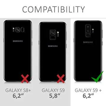 kwmobile Galaxy S9 Plus Case - Stylish Shockproof Protection