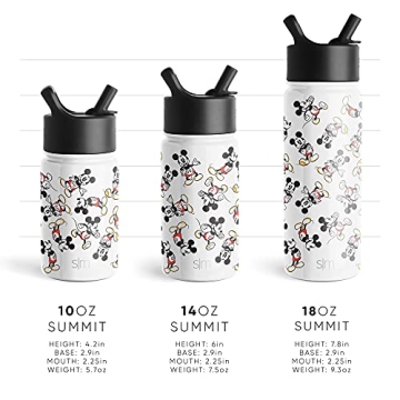 Disney Minnie Mouse Kids Water Bottle with Straw