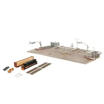 Fast & Furious Final Race Train Nano Scene & 2 1.65" Die-Cast Cars, Toys for Kids and Adults