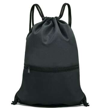 HOLYLUCK Drawstring Backpack for Sport and Gym