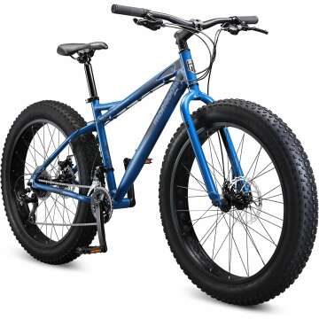 Mongoose Juneau Fat Tire Mountain Bike for Adults - 26x4" Wheels