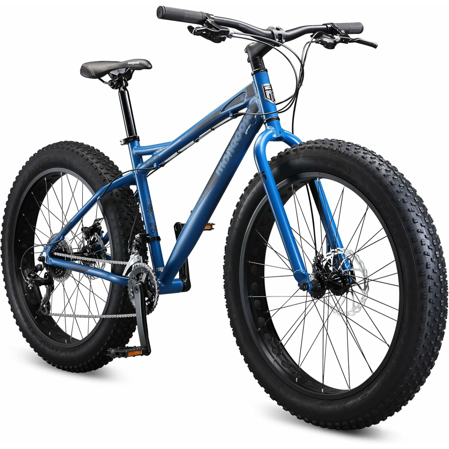 Mongoose Juneau Fat Tire Mountain Bike - 26x4 Wheels