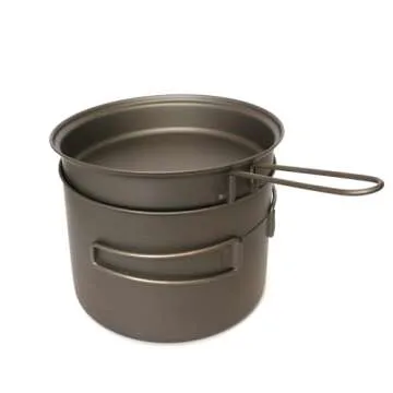 TOAKS Titanium 1600ml Pot and Pan for Adventurers