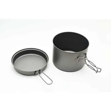 TOAKS Titanium 1600ml Pot and Pan for Adventurers
