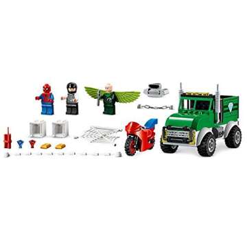LEGO Marvel Spider-Man Vulture's Trucker Robbery 76147 Playset for Kids