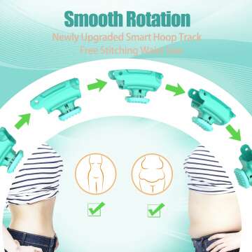 Weighted Workout Hoop - Plus Size Exercise Ring