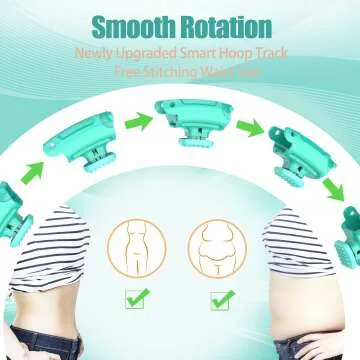 Weighted Workout Hoop - Plus Size Exercise Ring