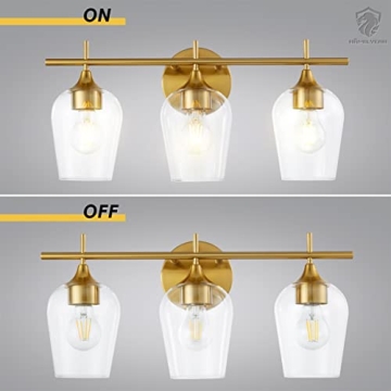 Stylish HAMILYEAH Brass Vanity Light Fixture for Your Home