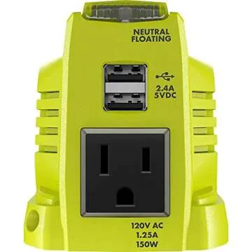 Ryobi 18V ONE+ 150W Inverter for Ultimate Portability