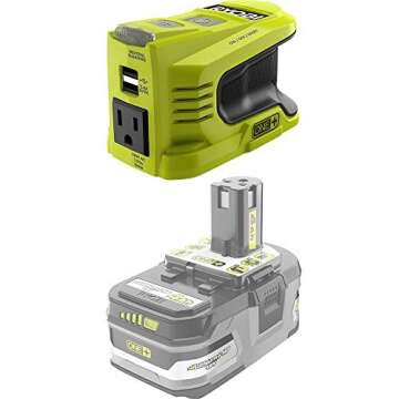 Ryobi 18V ONE+ 150W Inverter for Ultimate Portability