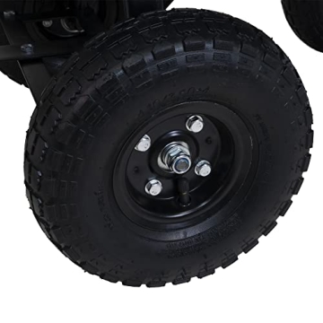 True Temper Poly Garden Cart Wagon with EZ Dump Design