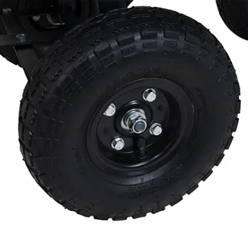 True Temper Poly Garden Cart Wagon with EZ Dump Design