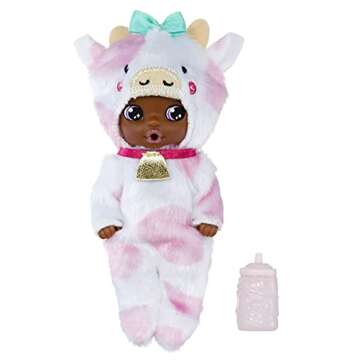 Baby Born Surprise Animal Babies Series 5/ Unwrap Surprises; Collectible Baby Dolls W/Soft Swaddle and Bunny Pouch;Dinosaur, Unicorn, Lion, Penguin, Cow. Gift K Ages 3+, Multicolor