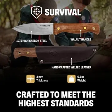 Condor Bushlore Knife - Durable Bushcraft Companion for All