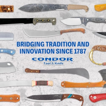 Condor Bushlore Knife - Durable Bushcraft Companion for All