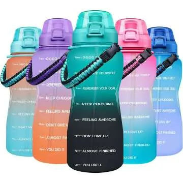 64oz Motivational Water Bottle with Time Marker