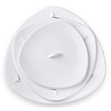 Masirs 3-Tier Collapsible Serving Tray for Elegant Entertaining