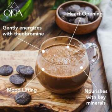 ORA Ceremonial Cacao - Tantric Rose Blossom - 100% Organic