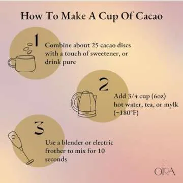 ORA Ceremonial Cacao - Tantric Rose Blossom - 100% Organic