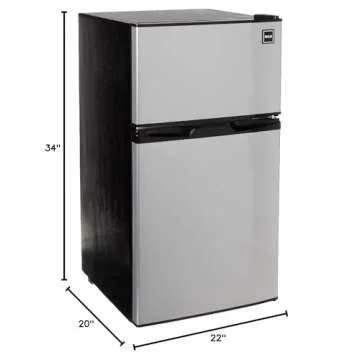 RCA RFR836 Fridge & Freezer, 3.2 Cu Ft Stylish Design