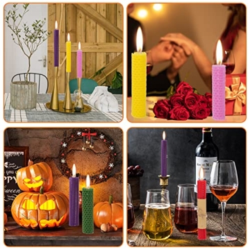 Thleunei Beeswax Candle Making Kit for Kids and Adults