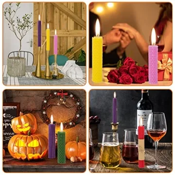 Thleunei Beeswax Candle Making Kit for Kids and Adults