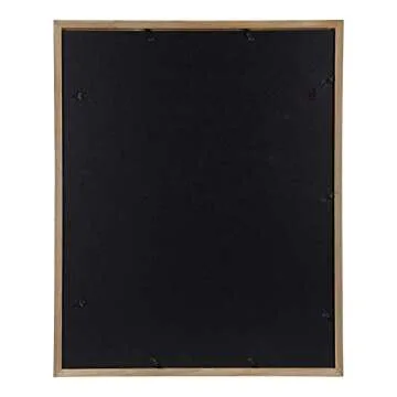 DesignOvation Gallery Wood Photo Frame Set for Customizable Wall Display, Rustic Brown 16x20 matted to 8x10, Pack of 2