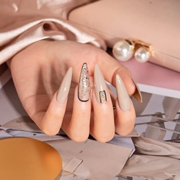 MAYCHAO Neutral Nude Gel Nail Polish Long-Lasting Shine